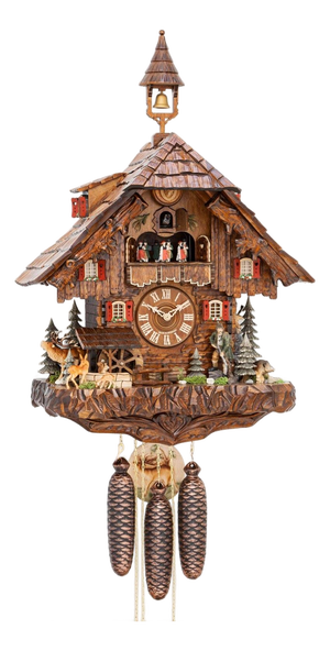 Black Forest Cuckoo Clock - Chalet Style - Musical Grande ***