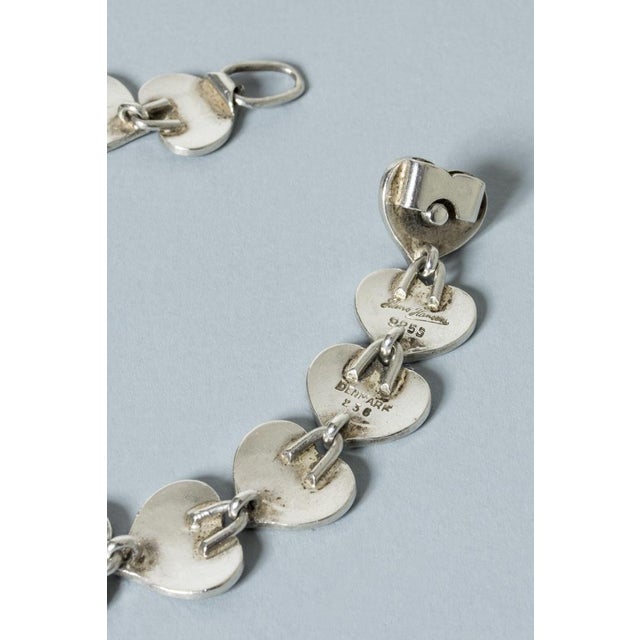 Silver Bracelet by Karl Gustav Hansen, 1950s For Sale - Image 6 of 7