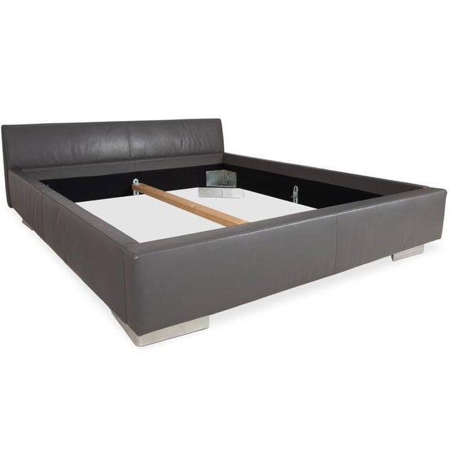Leather Bed in Grey from Machalke For Sale - Image 17 of 17