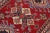 Tribal 1990s Rustic Kazak Red/Light Blue Wool Rug - 3'3'' X 4'9'' For Sale - Image 3 of 8