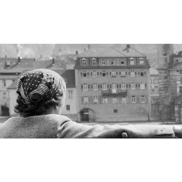 Traditional Woman Sitting at Neckar on Bench Heidelberg, Germany 1936, Printed 2021 For Sale - Image 3 of 5