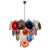 Large Space Age Murano Disc Chandelier, 1970s For Sale