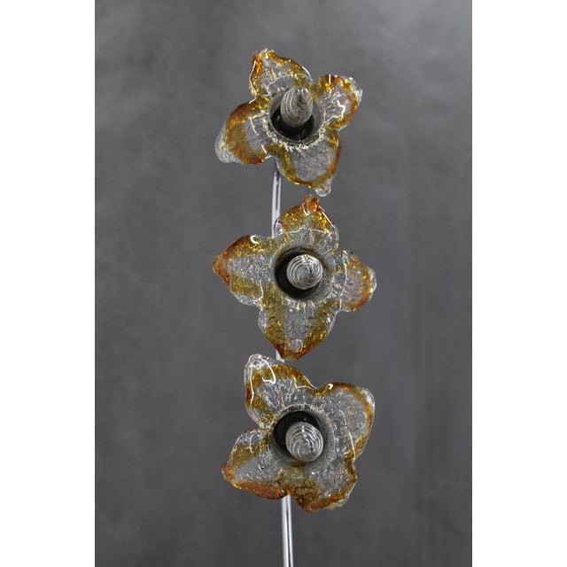 Gray Floor Lamp in Murano Glass, Italy, 1980s For Sale - Image 8 of 15