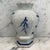 Early Antique Dutch Delft Blue and White Floral Vase, Netherlands For Sale - Image 4 of 18