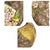 Contemporary Gilded Hydrangea Vessel With Aged Masonry Texture For Sale - Image 3 of 3