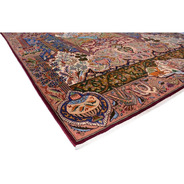 Middle Eastern Kashmar Rug For Sale - Image 5 of 11