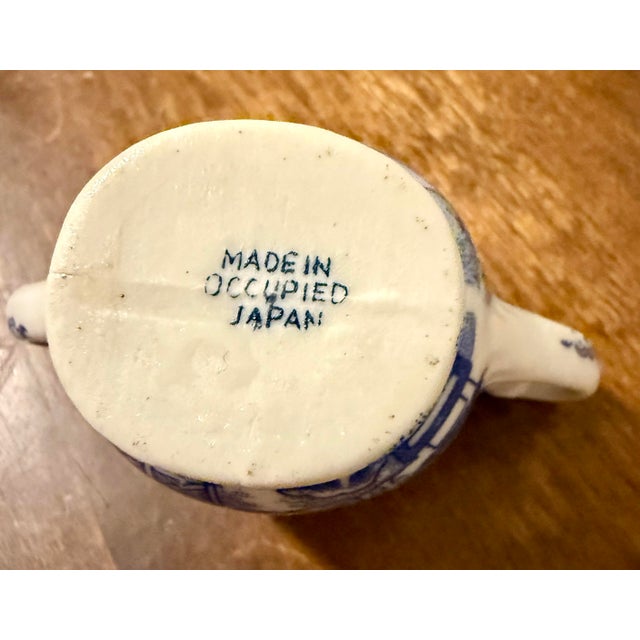 Blue Mid 20th Century Blue Willow Childs Tea Set Dishes - 11pcs For Sale - Image 8 of 12