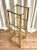Brass-Plating & Glass Four-Tier Shelf, 1970s For Sale - Image 4 of 10