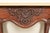 Brown Ralph Lauren French Rococo Louis XV Carved Oak Marble Top Tea Table or Center Table For Sale - Image 8 of 10
