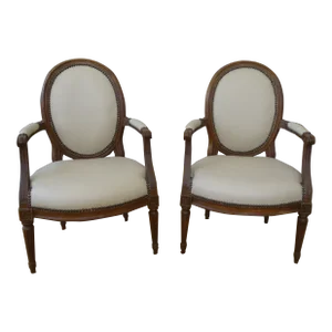 18th Century Louis XVI Chairs - Set of 2