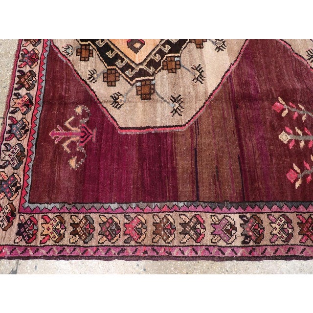 Mid 20th Century Galerie Shabab Collection Mid-20th Century Turkish Anatolian Gallery Carpet For Sale - Image 5 of 8