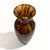 1980s Tawny Textural Artisanal Glass Vessel Curation, Made in Italy - Group of 3 For Sale - Image 5 of 17