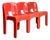 Vintage Joe Colombo Molded Resin Chairs - Set of Three For Sale