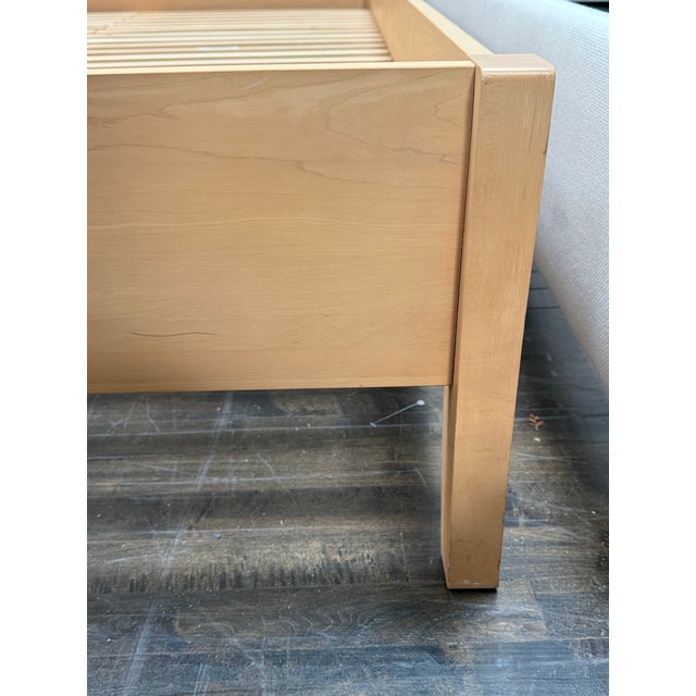 Brown Full Size Baronet Furniture Solid Maple Panel Bed Frame For Sale - Image 8 of 12