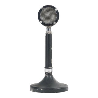 Vintage Astatic D-104 "Silver Eagle" Desk Microphone For Sale