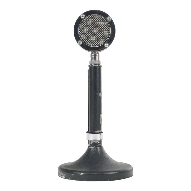 Vintage Astatic D-104 "Silver Eagle" Desk Microphone For Sale