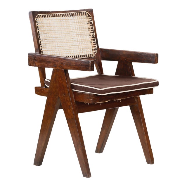 Vintage Armchairs by Pierre Jeanneret, 1956, Set of 2 For Sale