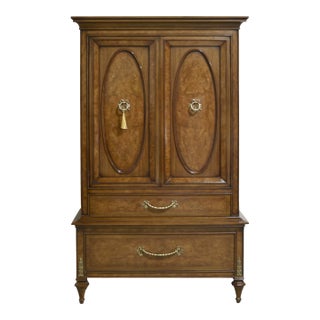 Mid Century French Provincial-Style Highboy Dresser by Hellam Furniture Company Pennsylvania For Sale