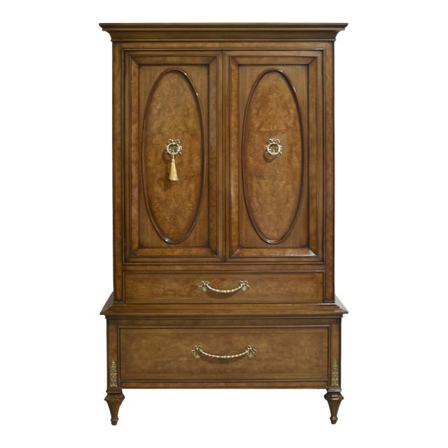 Mid Century French Provincial-Style Highboy Dresser by Hellam Furniture Company Pennsylvania For Sale