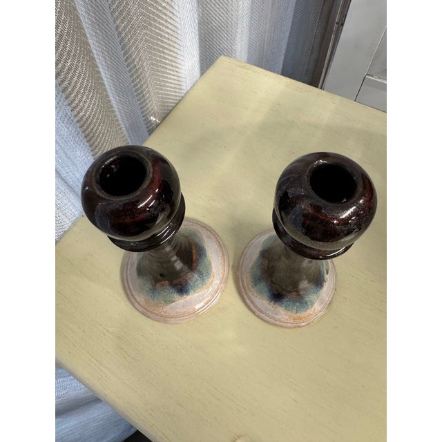 Midcentury Candle Holder, Pair For Sale - Image 4 of 4
