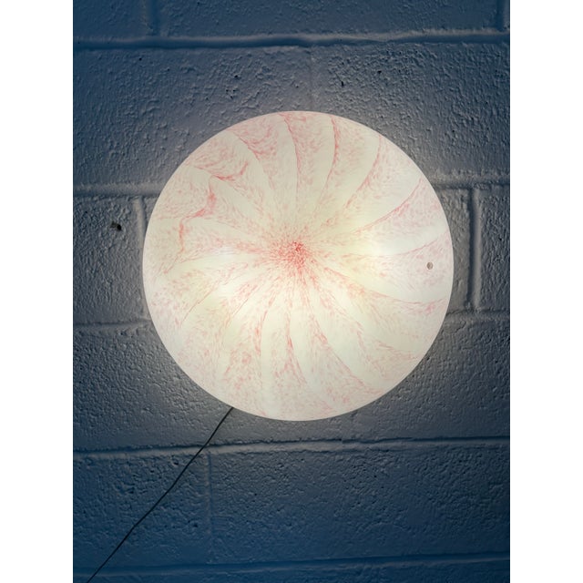 1980s Pink Murano Glass Wall Lamp from La Murrina, 1980s For Sale - Image 5 of 11