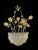 Incredibly beautiful chandelier attributed to the renowned Barovier & Toso. A helmet of glasses adorned with roses and...