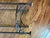 Metal Vintage Wrought Iron Pedestal Plant Stand With Woven Wicker Top For Sale - Image 7 of 7