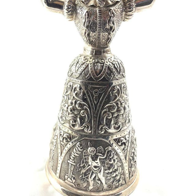 Silver 19th Century Silver Wager Cups, Set of 2 For Sale - Image 8 of 12
