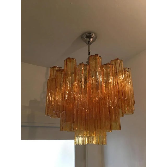 Metal Murano Glass Sputnik Chandelier from Simoeng For Sale - Image 7 of 10
