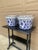 Chinoiserie Early 21st Century Chinoiserie Large Blue and White Porcelain Planters - A Pair For Sale - Image 3 of 8
