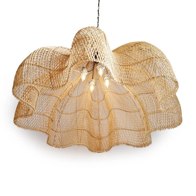 2020s Matador Wicker Pendant Light Medium For Sale - Image 5 of 12