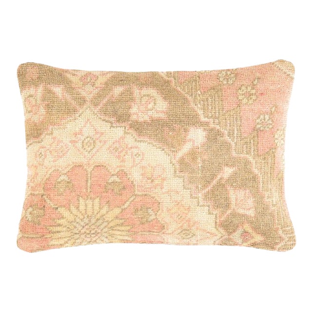 Pasargad DC Vintage Hand Knotted Rug Turkish Pillow For Sale