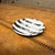 Black 1950s Porcelain Coaster Mini Plate Piero Fornasetti Tema E Variazioni Lina Cavalieri For Sale - Image 8 of 9