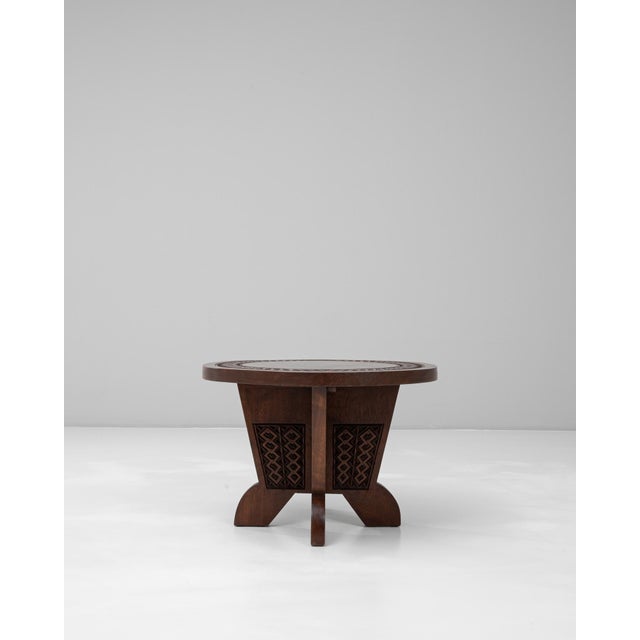 20th Century African Carved Wooden Coffee Table in Original Patina For Sale - Image 16 of 18