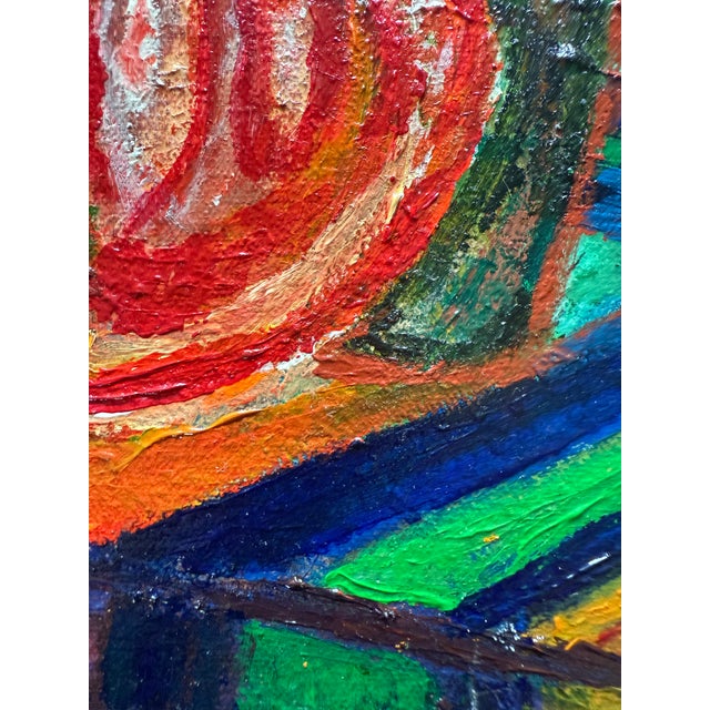 Colorful Still Life With Blue Pitcher For Sale - Image 4 of 10