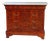 Antique Restoration Chest of Drawers in Mahogany Veneer with White Marble Top For Sale
