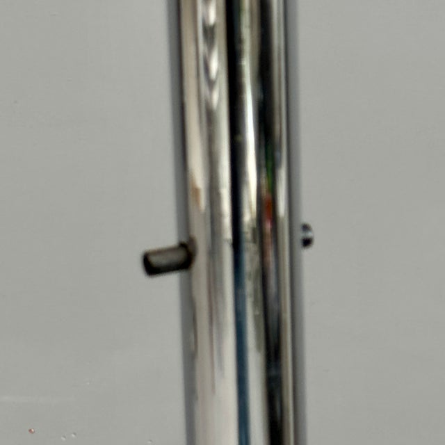Mid-Century Modern Art Deco Floor Lamp in Chrome, 1930s For Sale - Image 3 of 13