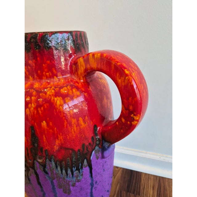 Scheurich Keramik 1970s Scheurich Keramik 'Fat Lava' Vase For Sale - Image 4 of 7