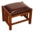 Stickley Mission Collection Oak & Leather Ottoman Footstool For Sale
