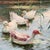 Figurative Signed J. Evans Duck Pond Oil Painting, English Country Landscape, Framed For Sale - Image 3 of 6