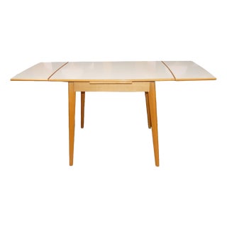 Vintage Extendable Kitchen Table in Wood, 1950s For Sale