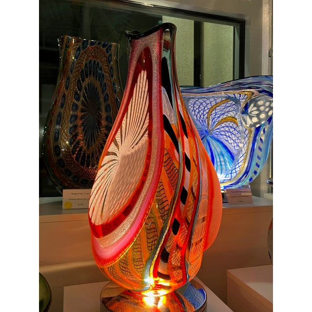 Murano Vase by Schiavon For Sale - Image 12 of 12
