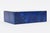 Mid Century Modern Lapis Lazuli, Silver Inlay and Quartz Stone Box, 1950's For Sale - Image 10 of 13