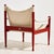 Set of Model 30 Safari Lounge Chair and Ottoman by Erik Wørts for Niels Eilersen, 1960s For Sale - Image 3 of 18
