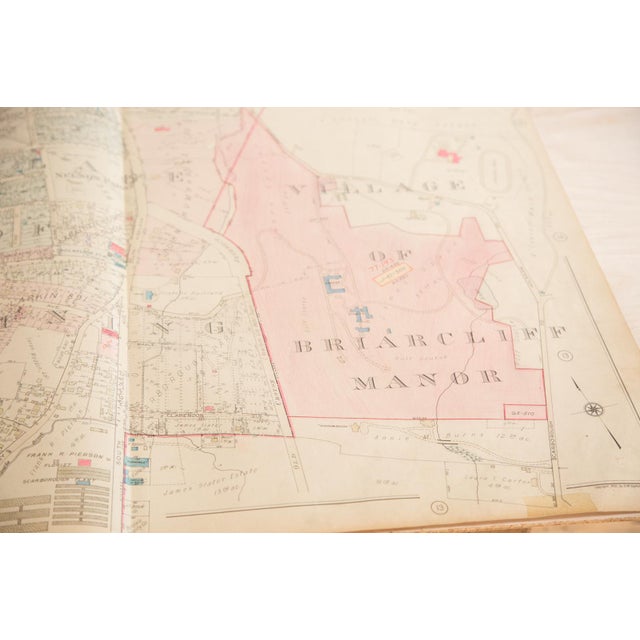 Vintage 1930s Hopkins Map of Briarcliff Manor NY And Ossining Sing Sing