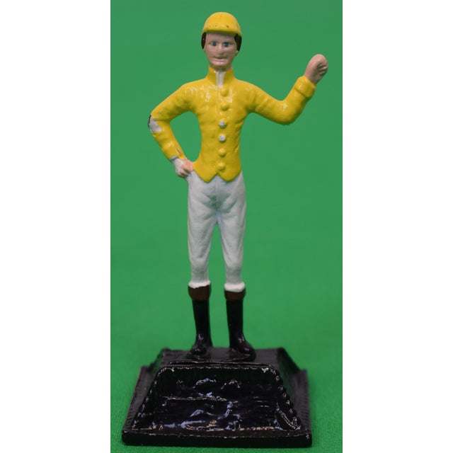 Set X 5 "21" Club Hand Painted Jockey Place Card Holders For Sale In New York - Image 6 of 8