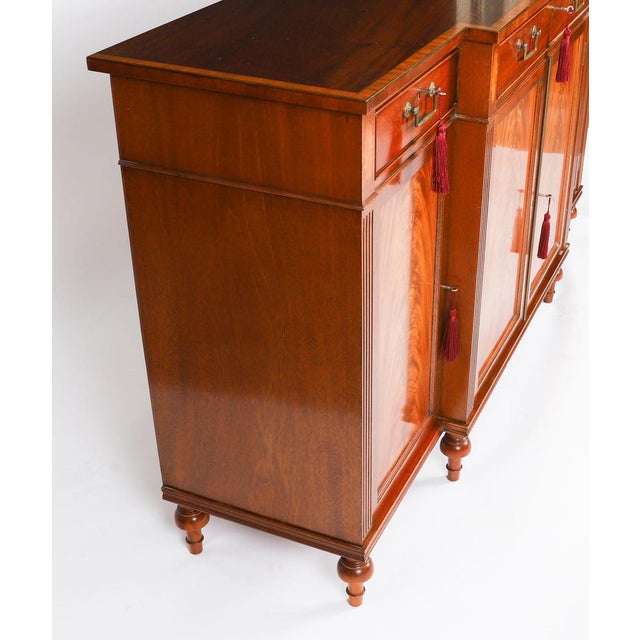 Vintage Flame Mahogany Sideboard by William Tillman, 1980s For Sale - Image 16 of 18