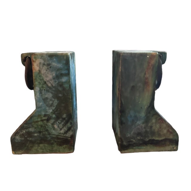 These “Sea Garden” Collection Bookends are the only ones that I have seen. Both ends are a beautiful blend of turquoise,...