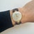 Vintage Patek Philippe 18k Gold 35mm Manual Wind Watch on Leather For Sale - Image 9 of 9