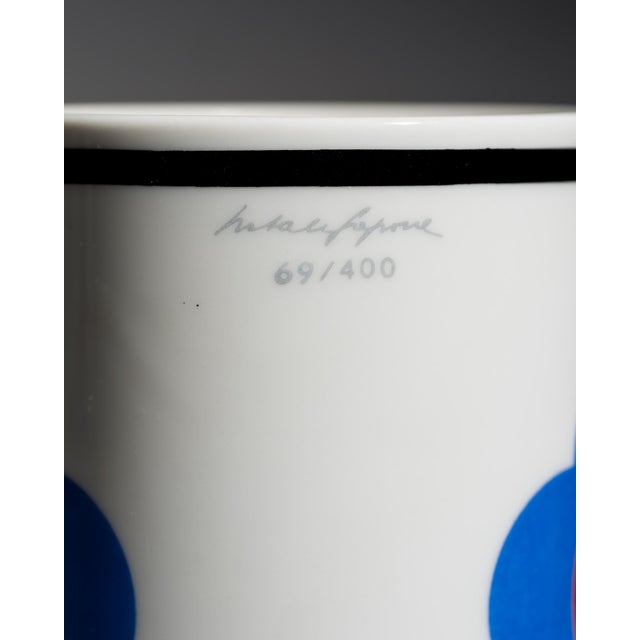 Ceramic Bewegung Limited-Edition Porcelain Vase by Natale Sapone for Rosenthal Studio-Line, 1971 For Sale - Image 7 of 9